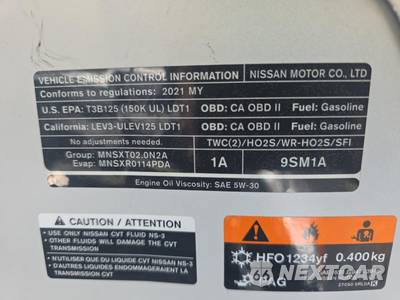 2021 Nissan NV200 Compact Cargo SV 115.2" WB - zdjęcie 20 z 21 - miniatura
