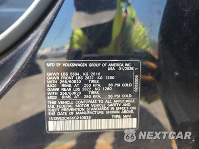 2025 Volkswagen Atlas Cross Sport 2.0T SE w/Technology - zdjęcie 14 z 23 - miniatura