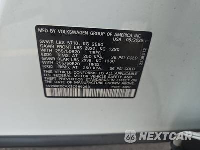 2025 Volkswagen Atlas 2.0T SE w/Technology - zdjęcie 15 z 21 - miniatura