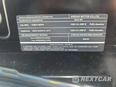 2023 Nissan Armada SL - zdjęcie 25 z 29 - miniatura