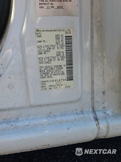 2018 Nissan NV3500 HD Cargo S High Roof 146.1" WB - zdjęcie 13 z 33 - miniatura