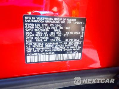 2024 Volkswagen Atlas 2.0T SE w/Technology - zdjęcie 7 z 24 - miniatura