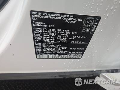 2020 Volkswagen Atlas Cross Sport Execline - zdjęcie 14 z 21 - miniatura