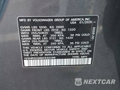 2025 Volkswagen Atlas 2.0T SE w/Technology - zdjęcie 15 z 31 - miniatura