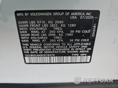 2025 Volkswagen Atlas 2.0T SE w/Technology - zdjęcie 14 z 26 - miniatura