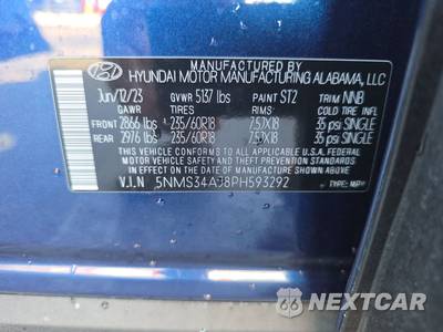 2023 Hyundai Santa Fe SEL - zdjęcie 14 z 20 - miniatura