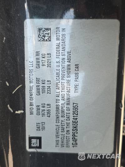 2014 Buick Verano 1SD - zdjęcie 14 z 27 - miniatura