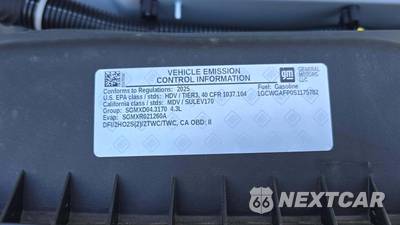 2025 Chevrolet Express 2500 Cargo Van 1WT 135.0" WB - zdjęcie 17 z 27 - miniatura