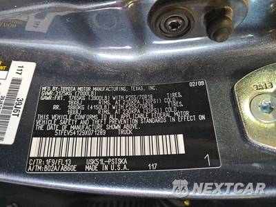 2009 Toyota Tundra Crew Cab Short Bed - zdjęcie 15 z 32 - miniatura