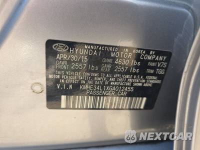 2016 Hyundai Sonata Hybrid Limited - zdjęcie 14 z 34 - miniatura