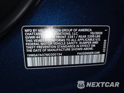 2021 Volkswagen Passat 2.0T SE - zdjęcie 14 z 42 - miniatura