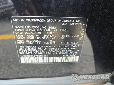 2026 Volkswagen Atlas 2.0T SE w/Technology - zdjęcie 15 z 24 - miniatura