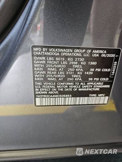 2021 Volkswagen Atlas V6 SEL Premium - zdjęcie 15 z 30 - miniatura