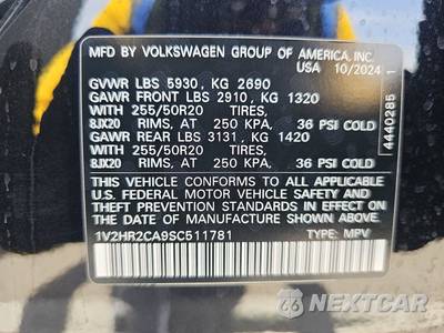 2025 Volkswagen Atlas 2.0T SE w/Technology - zdjęcie 15 z 28 - miniatura