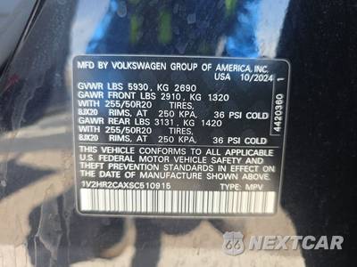 2025 Volkswagen Atlas 2.0T SE w/Technology - zdjęcie 15 z 23 - miniatura