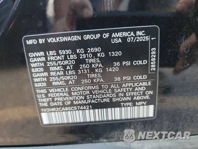 2025 Volkswagen Atlas 2.0T SE w/Technology - zdjęcie 14 z 26 - miniatura
