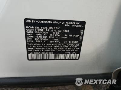 2025 Volkswagen Atlas 2.0T SE w/Technology - zdjęcie 14 z 27 - miniatura