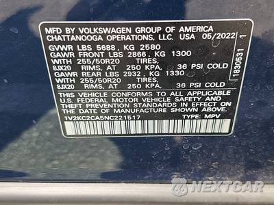 2022 Volkswagen Atlas Cross Sport 2.0T SE w/Technology - zdjęcie 21 z 28 - miniatura