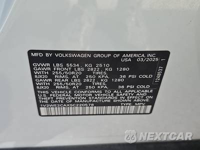 2025 Volkswagen Atlas Cross Sport 2.0T SE w/Technology - zdjęcie 14 z 18 - miniatura