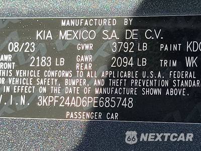 2023 Kia Forte LX - zdjęcie 14 z 23 - miniatura