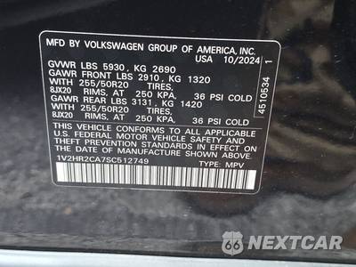 2025 Volkswagen Atlas 2.0T SE w/Technology - zdjęcie 15 z 33 - miniatura
