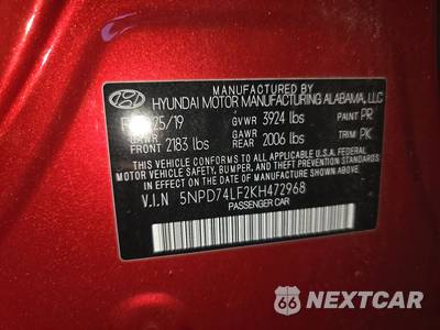 2019 Hyundai Elantra SE Sedan - zdjęcie 14 z 31 - miniatura