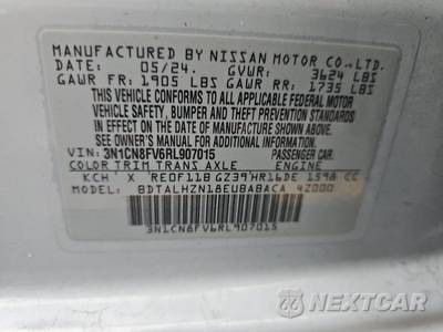 2024 Nissan Versa SR - zdjęcie 14 z 26 - miniatura