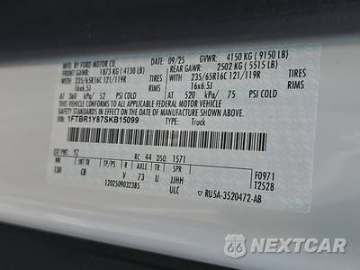 2025 Ford Transit 250 Cargo Van Low Roof 130.0" WB - zdjęcie 13 z 25 - miniatura