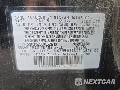 2019 Nissan Kicks SV - zdjęcie 14 z 30 - miniatura