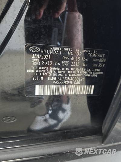 2021 Hyundai Sonata Hybrid Blue - zdjęcie 14 z 39 - miniatura