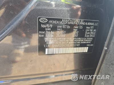 2020 Hyundai Santa Fe SE - zdjęcie 14 z 28 - miniatura