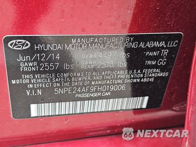 2015 Hyundai Sonata SE - zdjęcie 14 z 36 - miniatura