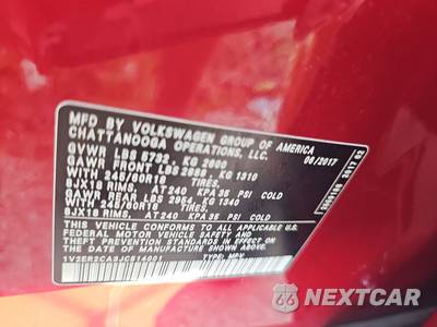2018 Volkswagen Atlas V6 SEL - zdjęcie 14 z 17 - miniatura