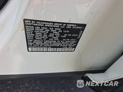 2020 Volkswagen Atlas 2.0T S - zdjęcie 15 z 19 - miniatura