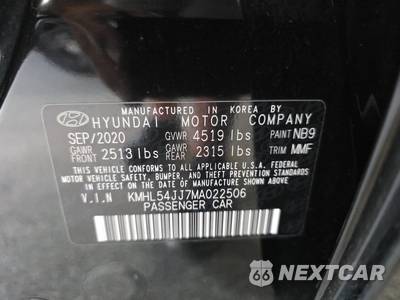 2021 Hyundai Sonata Hybrid Limited - zdjęcie 14 z 25 - miniatura