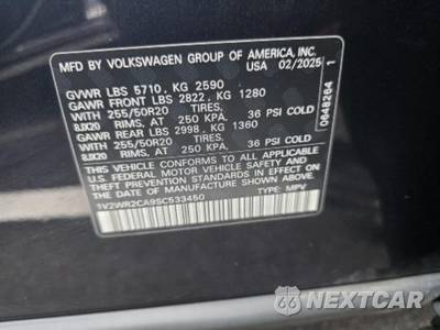 2025 Volkswagen Atlas 2.0T SE w/Technology - zdjęcie 32 z 33 - miniatura