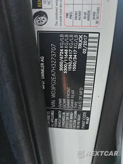2017 Mercedes-Benz Metris Cargo Van 126.0" WB - zdjęcie 14 z 52 - miniatura
