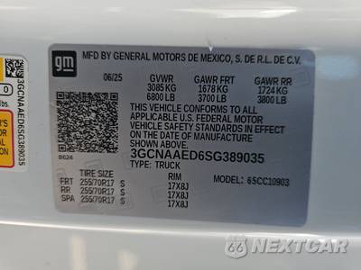 2025 Chevrolet Silverado 1500 WT Regular Cab Long Bed 1WT - zdjęcie 13 z 23 - miniatura
