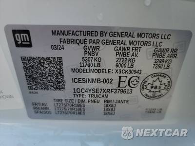 2024 Chevrolet Silverado 3500HD WT Crew Cab Long Bed - zdjęcie 9 z 24 - miniatura