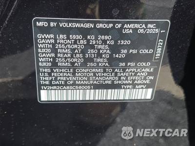 2025 Volkswagen Atlas 2.0T SE w/Technology - zdjęcie 15 z 22 - miniatura