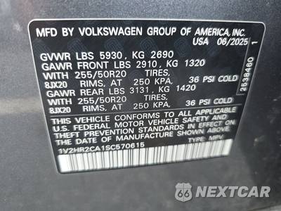 2025 Volkswagen Atlas 2.0T SE w/Technology - zdjęcie 15 z 35 - miniatura