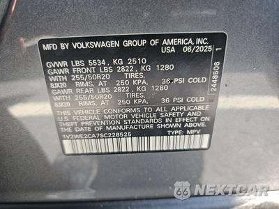 2025 Volkswagen Atlas Cross Sport 2.0T SE w/Technology - zdjęcie 14 z 24 - miniatura
