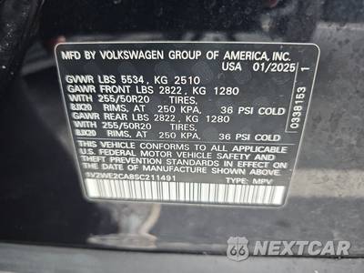 2025 Volkswagen Atlas Cross Sport 2.0T SE w/Technology - zdjęcie 14 z 31 - miniatura