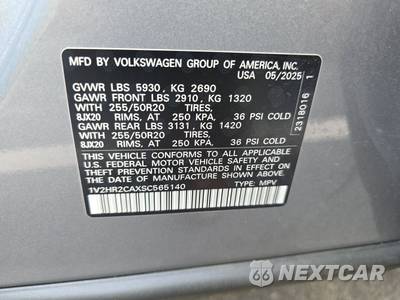 2025 Volkswagen Atlas 2.0T SE w/Technology - zdjęcie 15 z 28 - miniatura