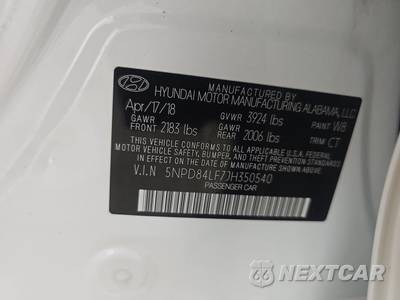2018 Hyundai Elantra Value Edition Sedan - zdjęcie 14 z 29 - miniatura
