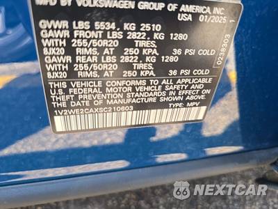 2025 Volkswagen Atlas Cross Sport 2.0T SE w/Technology - zdjęcie 14 z 33 - miniatura