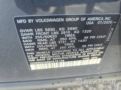 2025 Volkswagen Atlas 2.0T SE w/Technology - zdjęcie 15 z 27 - miniatura