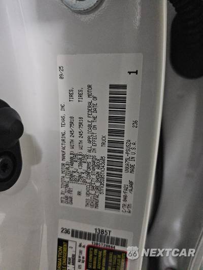 2026 Toyota Tundra SR Crew Cab Short Bed - zdjęcie 14 z 18 - miniatura
