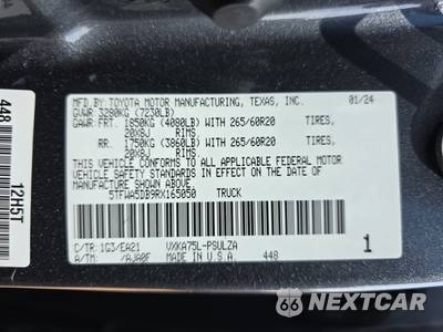2024 Toyota Tundra Limited Crew Cab Short Bed - zdjęcie 14 z 35 - miniatura