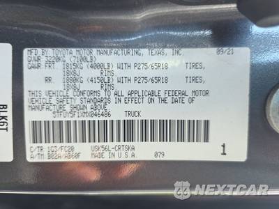 2021 Toyota Tundra SR5 Extended Cab Medium Bed - zdjęcie 14 z 51 - miniatura